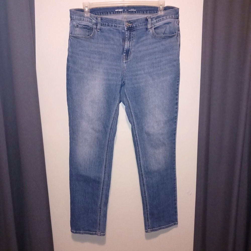 Y2k Old Navy Jeans Wow Boyfriend Mid Rise The Flirt Bootcut 14